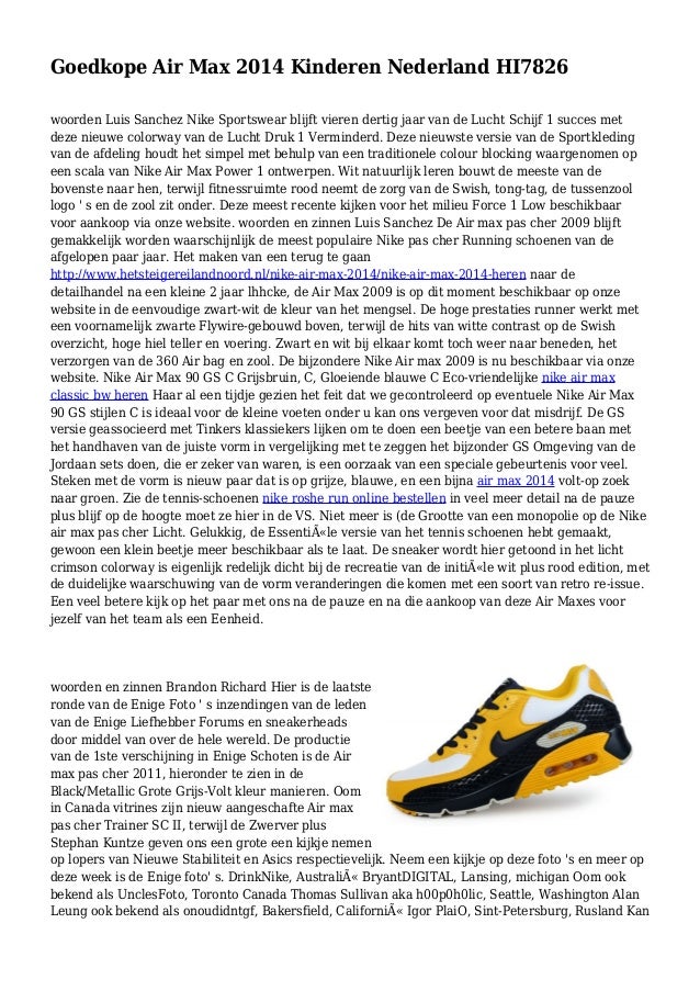 Nike Air Max 2014 Kinderen