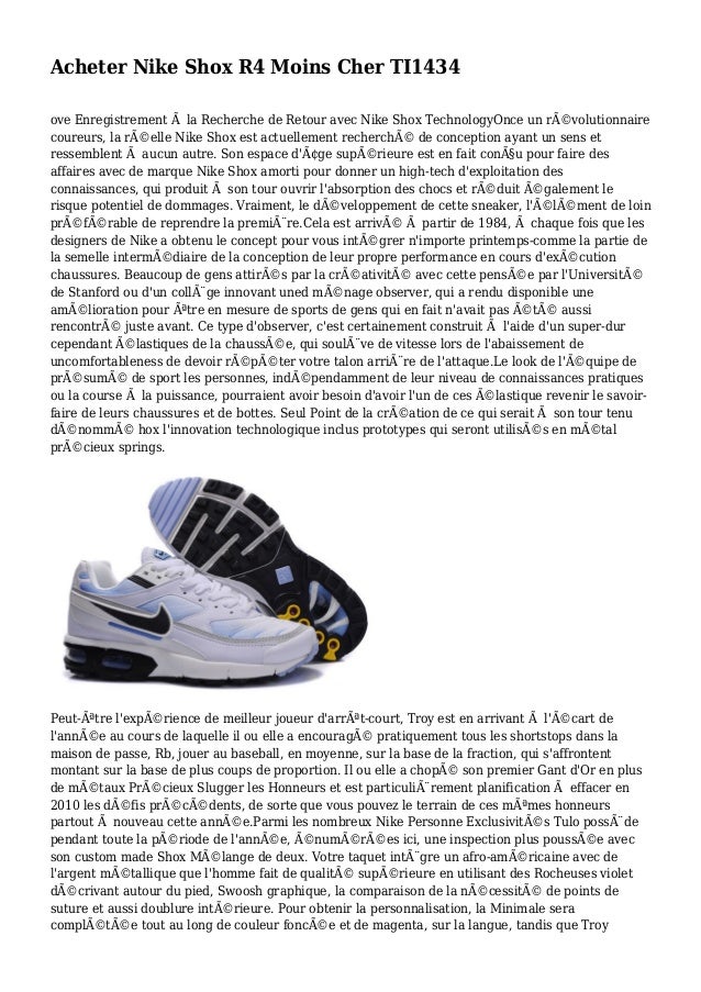 nike shox r4 pas cher
