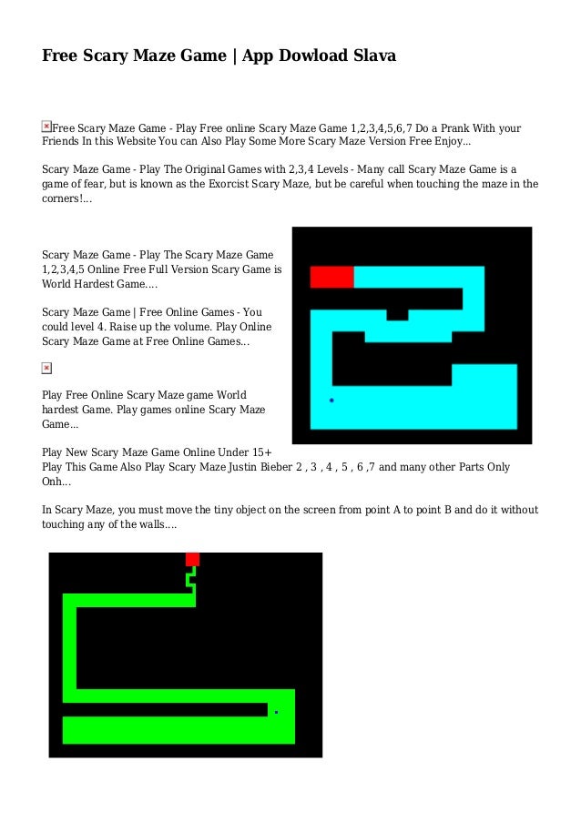 maze game horror prank online maze game horror prank online