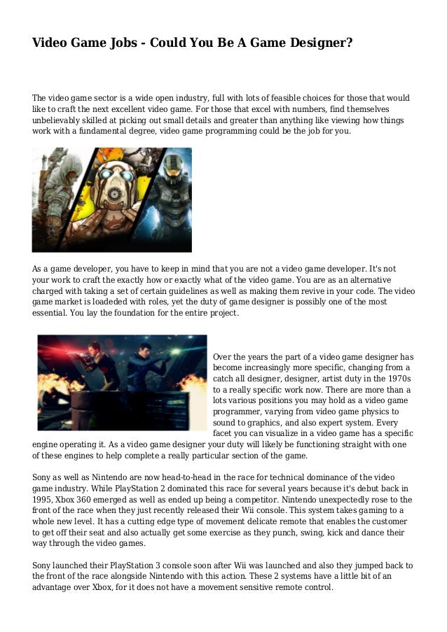 video game writer jobs video game writer jobs