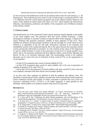 AUTOMATIC SPEECH SYNTHESIS FOR ARABIC LANGUAGE USING THE GENERATIVES ...