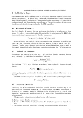 Enhancing Naive Bayes Algorithm with Stable Distributions for ...