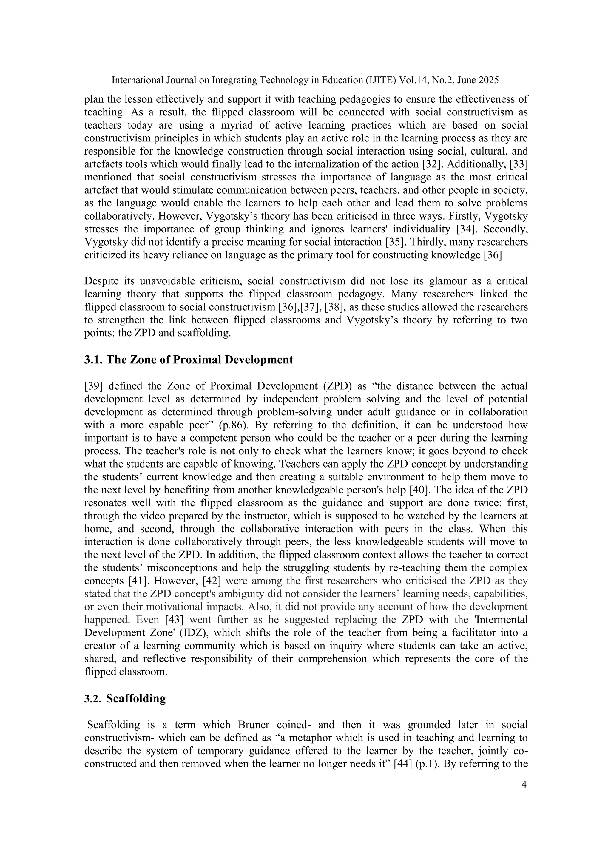 Flipped Classroom A Contemporary Vygotskian Approach In The Era Of Flipped Classroom A Contemporary Vygotskian Approach In The Era Of