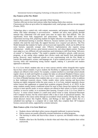 Blended Learning; Models for Transforming Instructional Practice | PDF
