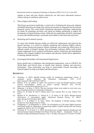 Blended Learning; Models for Transforming Instructional Practice | PDF