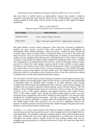 Blended Learning; Models for Transforming Instructional Practice | PDF