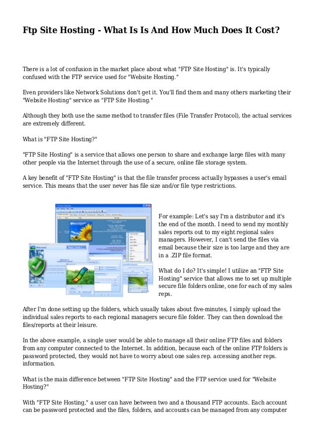 ftp server hosting