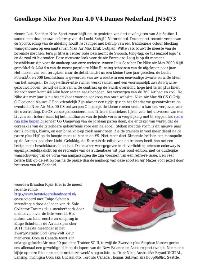 nike free 4.0 goedkoop