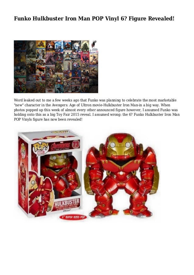 hulkbuster pop vinyl