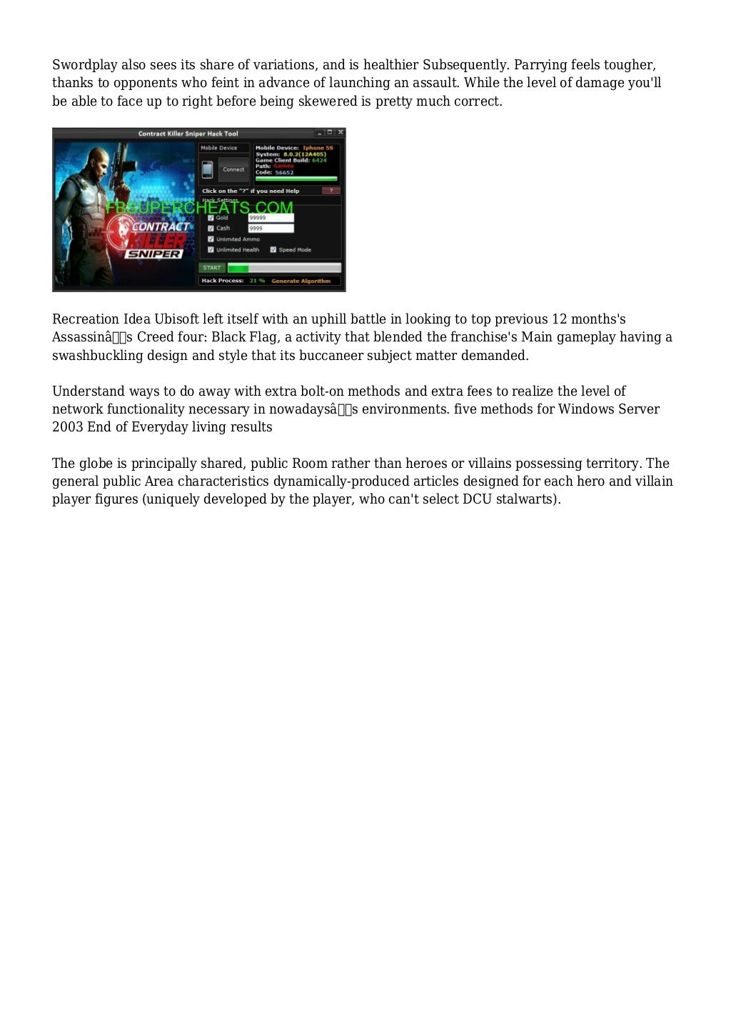for contract killer sniper hack tool for contract killer sniper hack tool