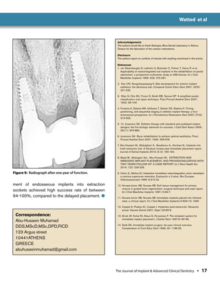 Immediate Anterior Dental Implant Placement:A Case Report | PDF