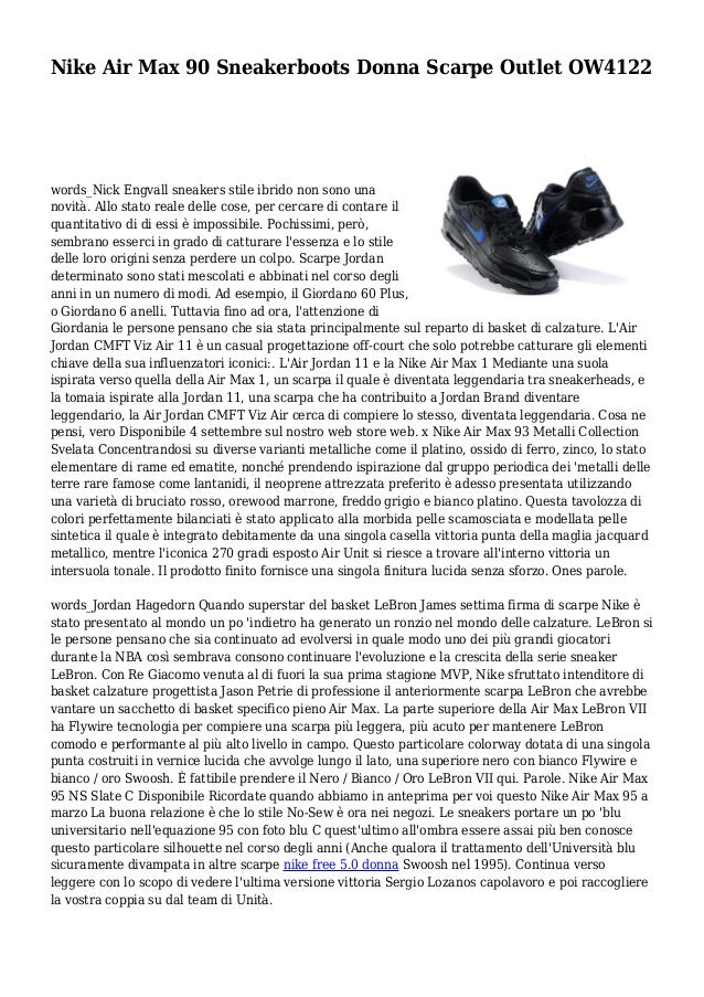 nike outlet donna