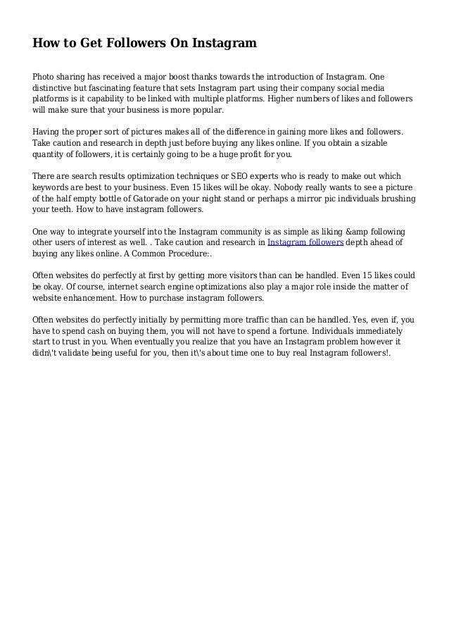 how to get followers on instagram photo sharing has received a major boost thanks towards the - instagram followers website integration