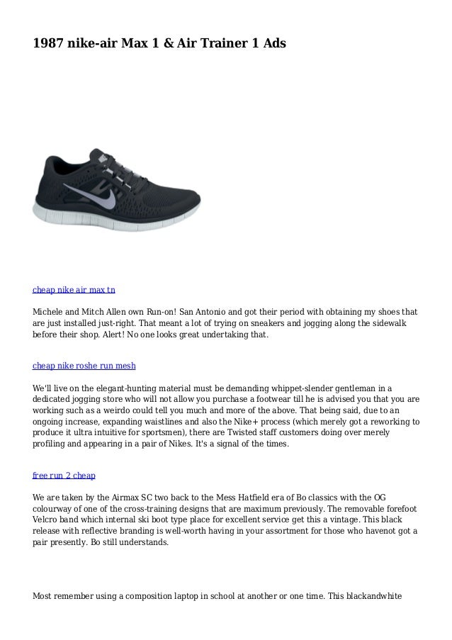 nike performance air max trainer 1