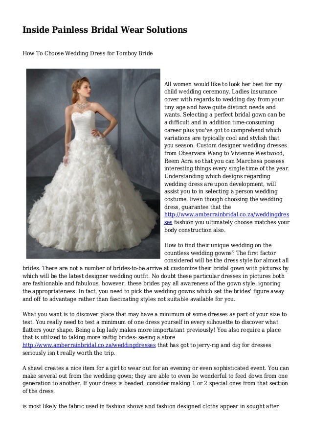 Inside Painless Bridal Wear Solutions
