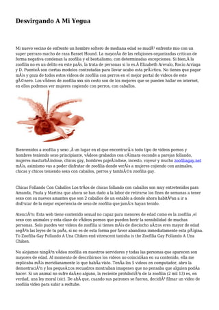 Desvirgando A Mi Yegua | PDF