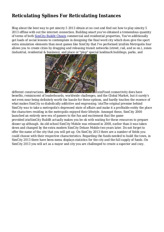 Reticulating Splines For Reticulating Instances