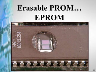 80
Erasable PROM…
EPROM
 