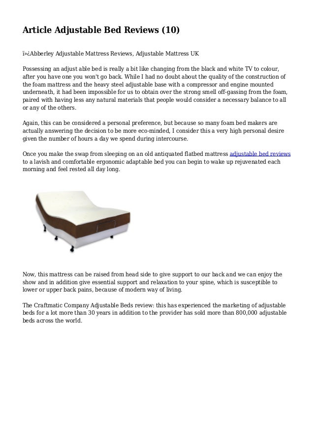 Article Adjustable Bed Reviews (10)