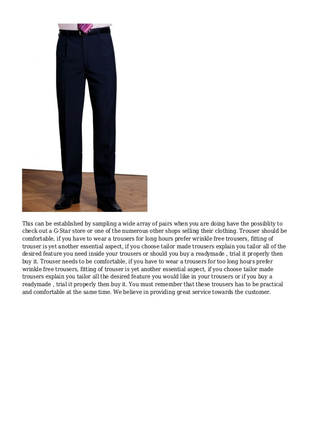 raymond trouser