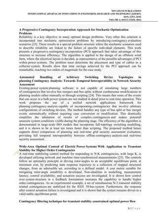 LATEST TRENDS IN CONTINGENCY ANALYSIS OF POWER SYSTEM | PDF