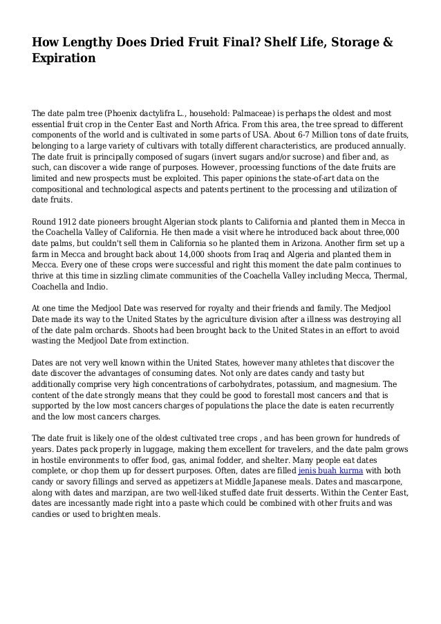 How Lengthy Does Dried Fruit Final? Shelf Life, Storage & Expiration