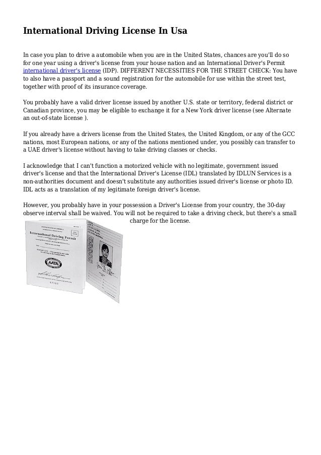 can i drive on international license in usa can i drive on international license in usa
