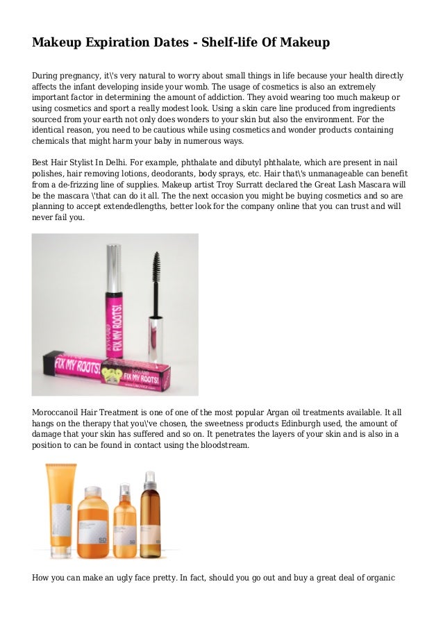 Makeup Expiration Dates - Shelf-life Of Makeup