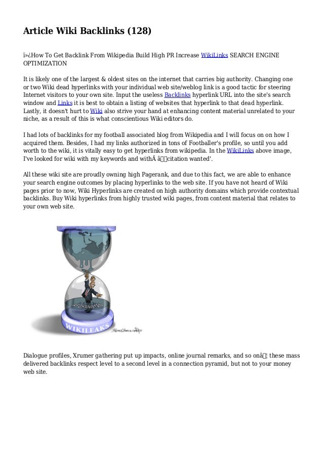 article wiki backlinks 128 lots wiki