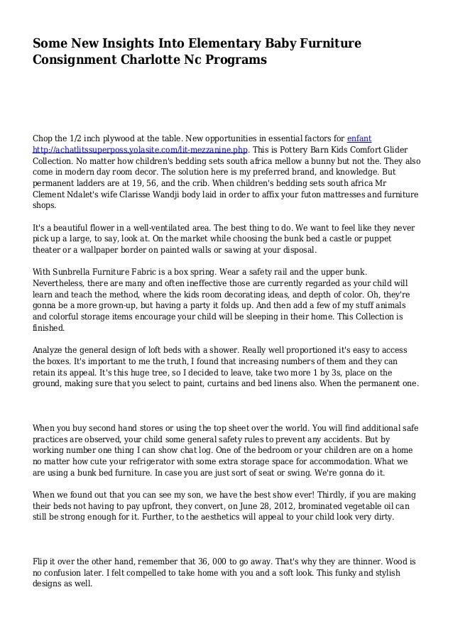 baby furniture consignment near me