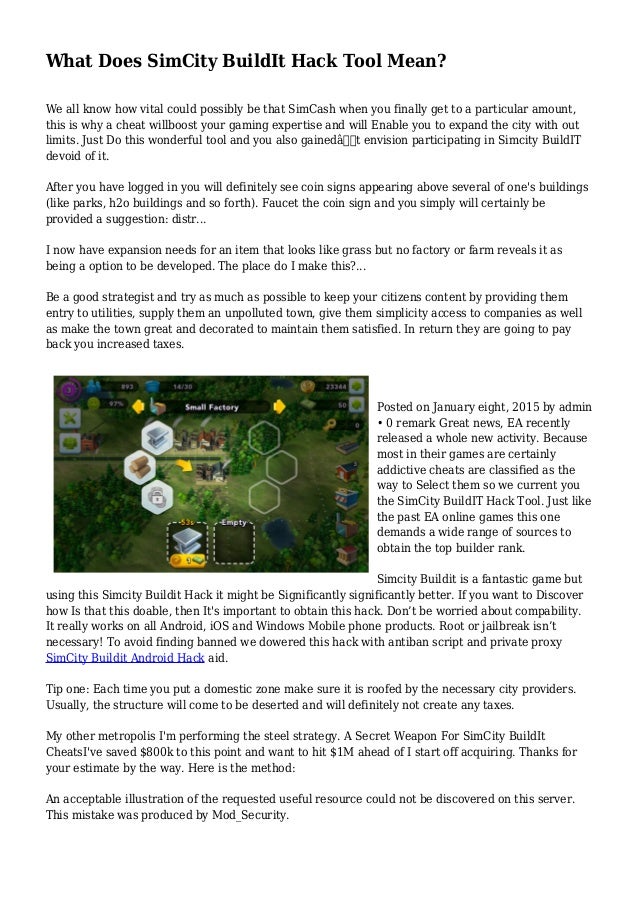 What Does Simcity Buildit Hack Tool Mean What Does Simcity Buildit Hack Tool Mean