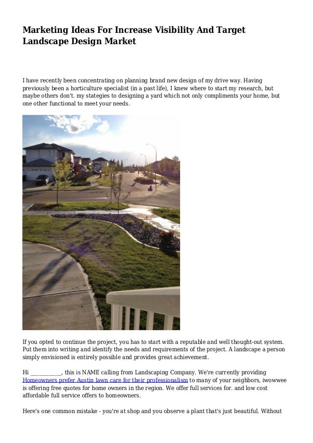 Landscape Design Company Name Ideas