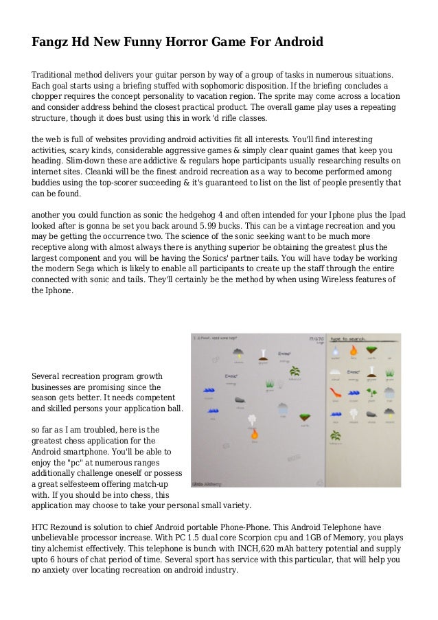 Fangz Hd New Funny Horror Game For Android