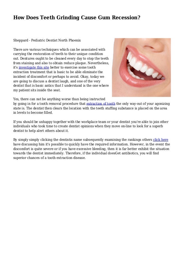 How Does Teeth Grinding Cause Gum Recession?