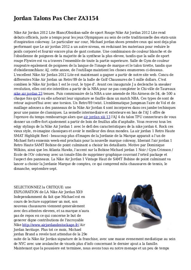 jordan a talon pas cher