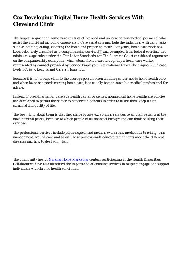 Cleveland Clinic Care At Home