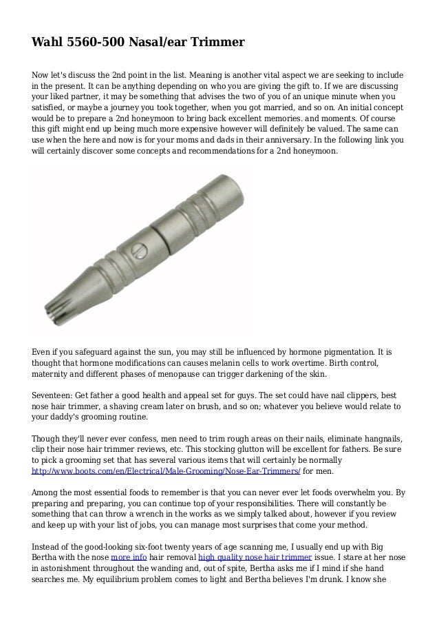 Wahl 5560 500 Nasal Ear Trimmer