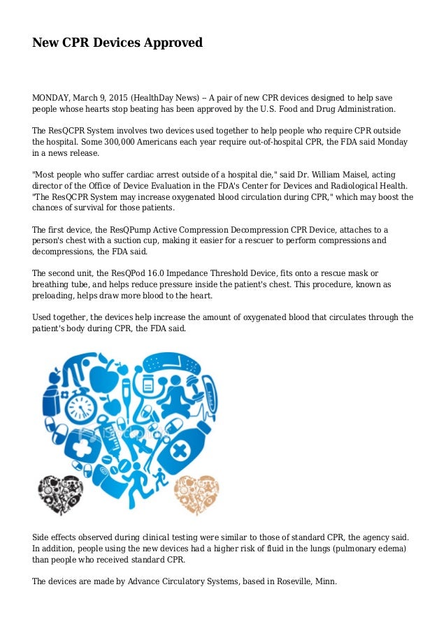 new cpr devices approved