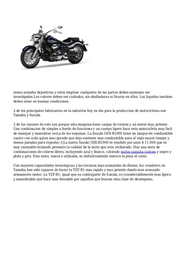 ¿De que forma adquirir motos yamaha de alto cilindraje