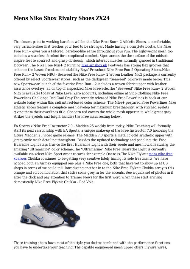 nike shox rivalry