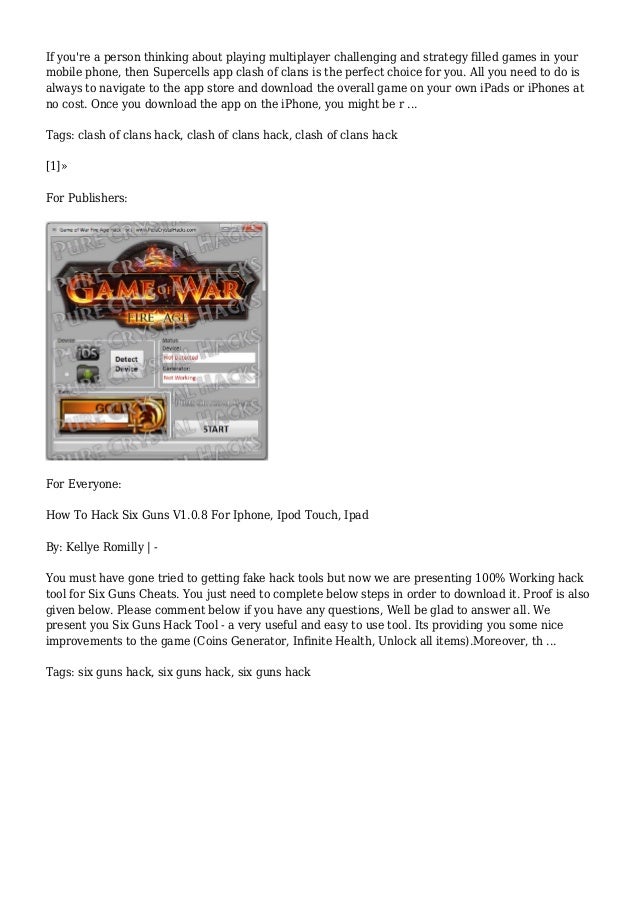 six guns hack six guns hack