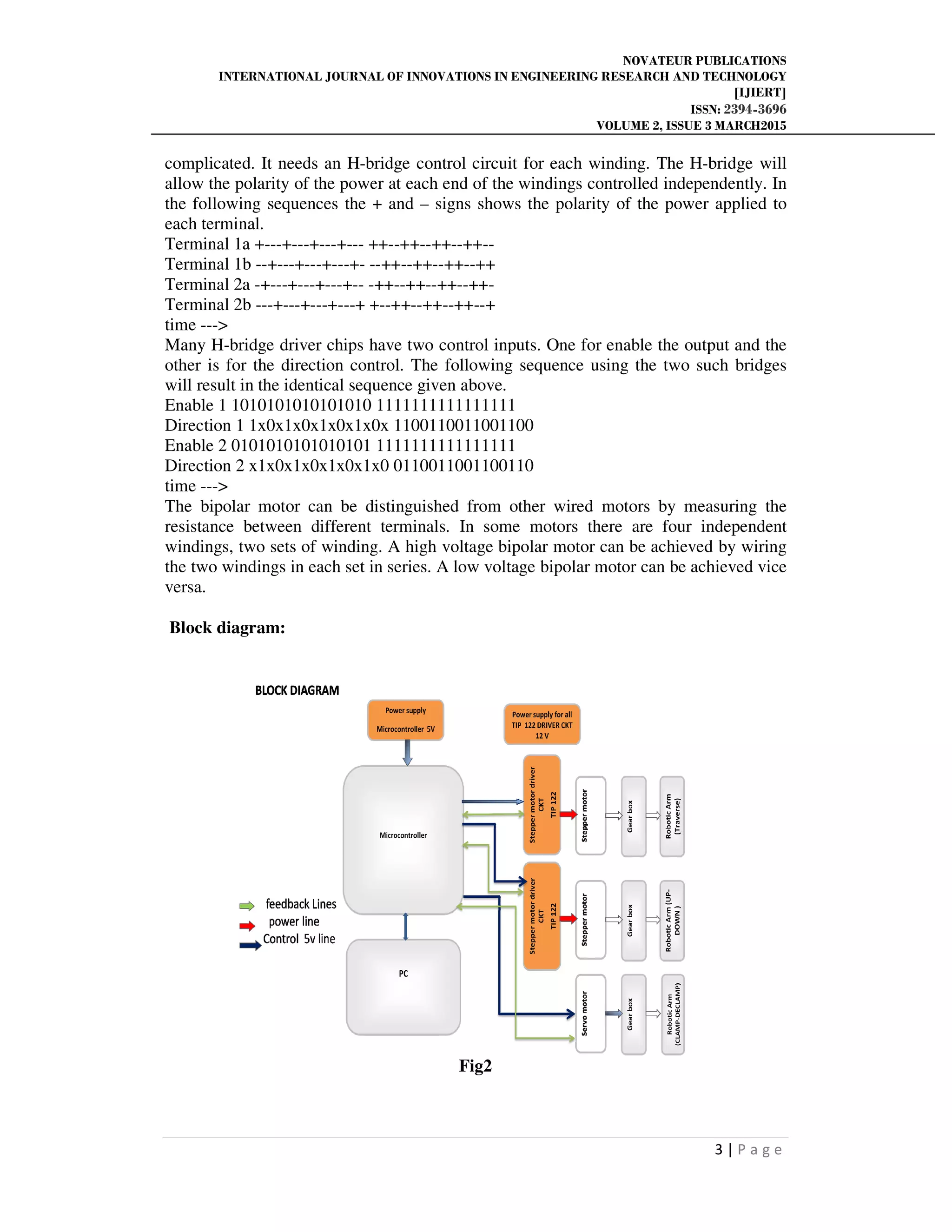 Stepper Motor Drive For Position Control in Robotic Applications | PDF