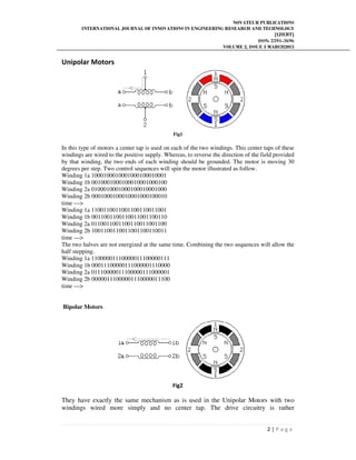 Stepper Motor Drive For Position Control in Robotic Applications | PDF