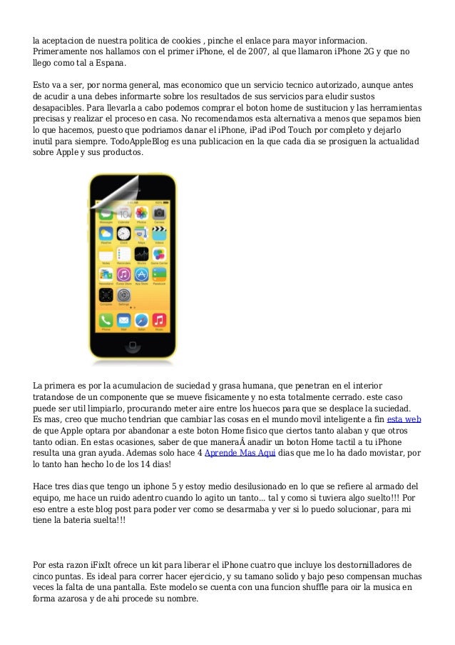 Como Reparar El Boton HOME Del IPhone cuatro, 4S 5, 5s O bien 5c