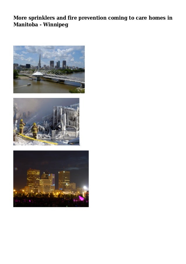 More sprinklers and fire prevention coming to care homes in Manitoba