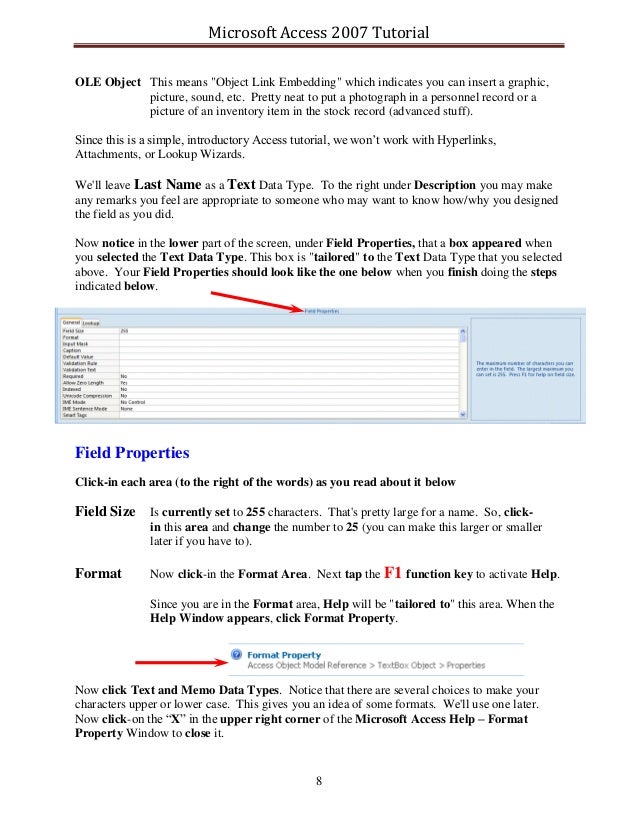 microsoft access 2013 tutorial for beginners pdf