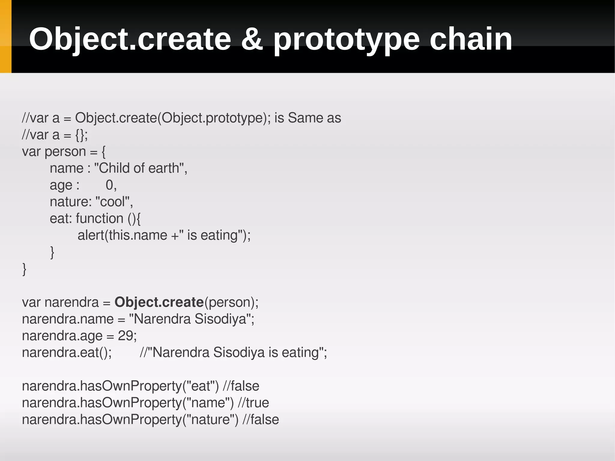 JavaScript Prototype and Module Pattern | PPT