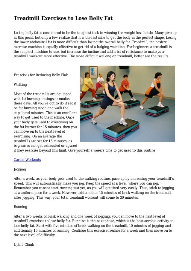 do treadmills burn belly fat do treadmills burn belly fat