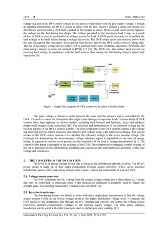 Optimum control for dynamic voltage restorer based on particle swarm ...