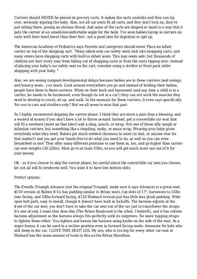 best car seat for 2 door car